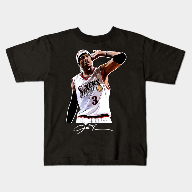 Allen Iverson The Answer Basketball Signature Vintage Retro 80s